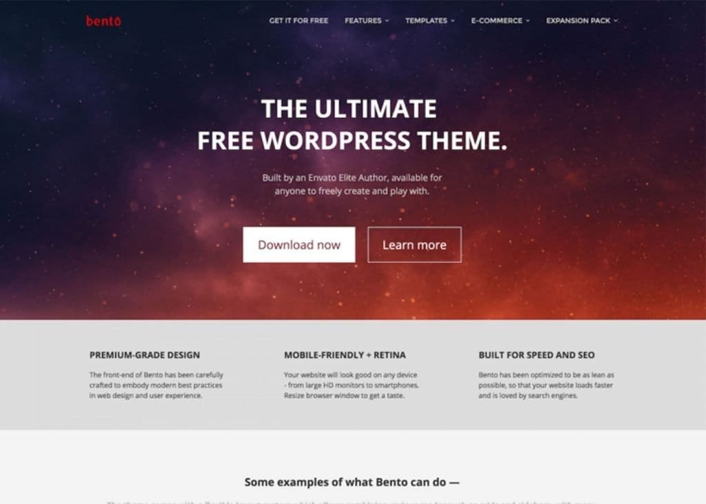 Top 10 Best Free Themes For WordPress Blog (2023) 10 bento