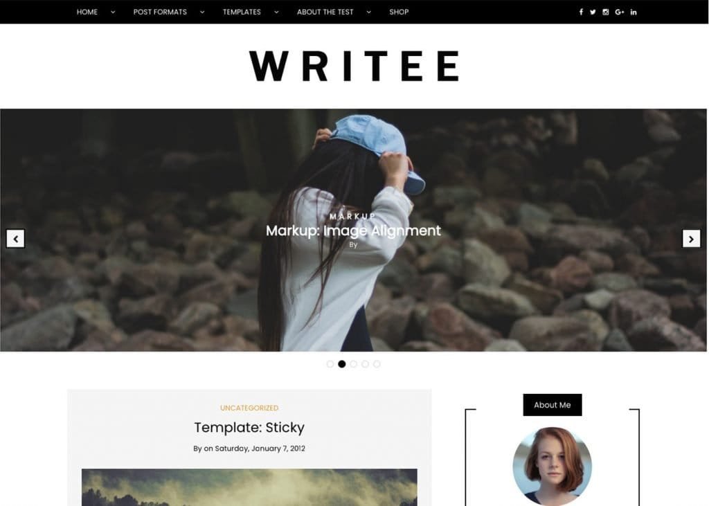 Top 10 Best Free Themes For WordPress Blog (2023) 20 writee